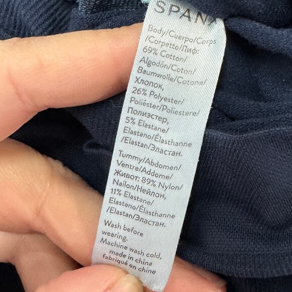 Spanx Jeans Womens Small Blue Denim Maternity Mama Ankle Jean-ish‎ Leggings - Picture 6 of 7